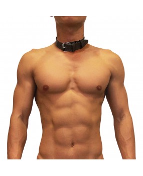CROSS GRAIN COLLAR -BROWNIE (LC-BR01)