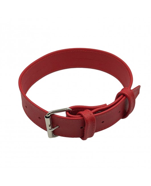 CROSS GRAIN COLLAR -RED (LC-R01)