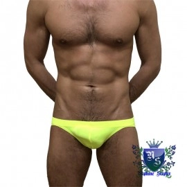 Swimming Briefs C013 fluorescent yellow (lightweight fabric)