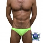 Swimming Briefs C016 fluorescent green (lightweight fabric)