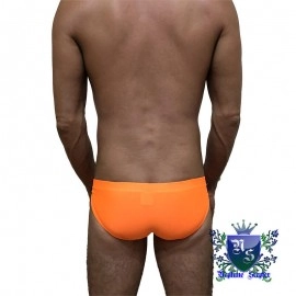 Swimming Briefs C018 fluorescent orange (lightweight fabric)