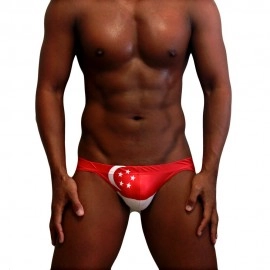 Flags Swimming Briefs 605-Singapore