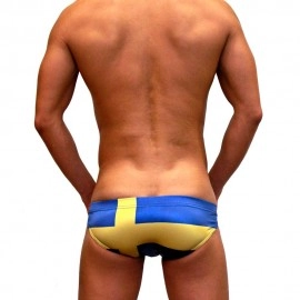 Flags Swimming Briefs F013-Sweden
