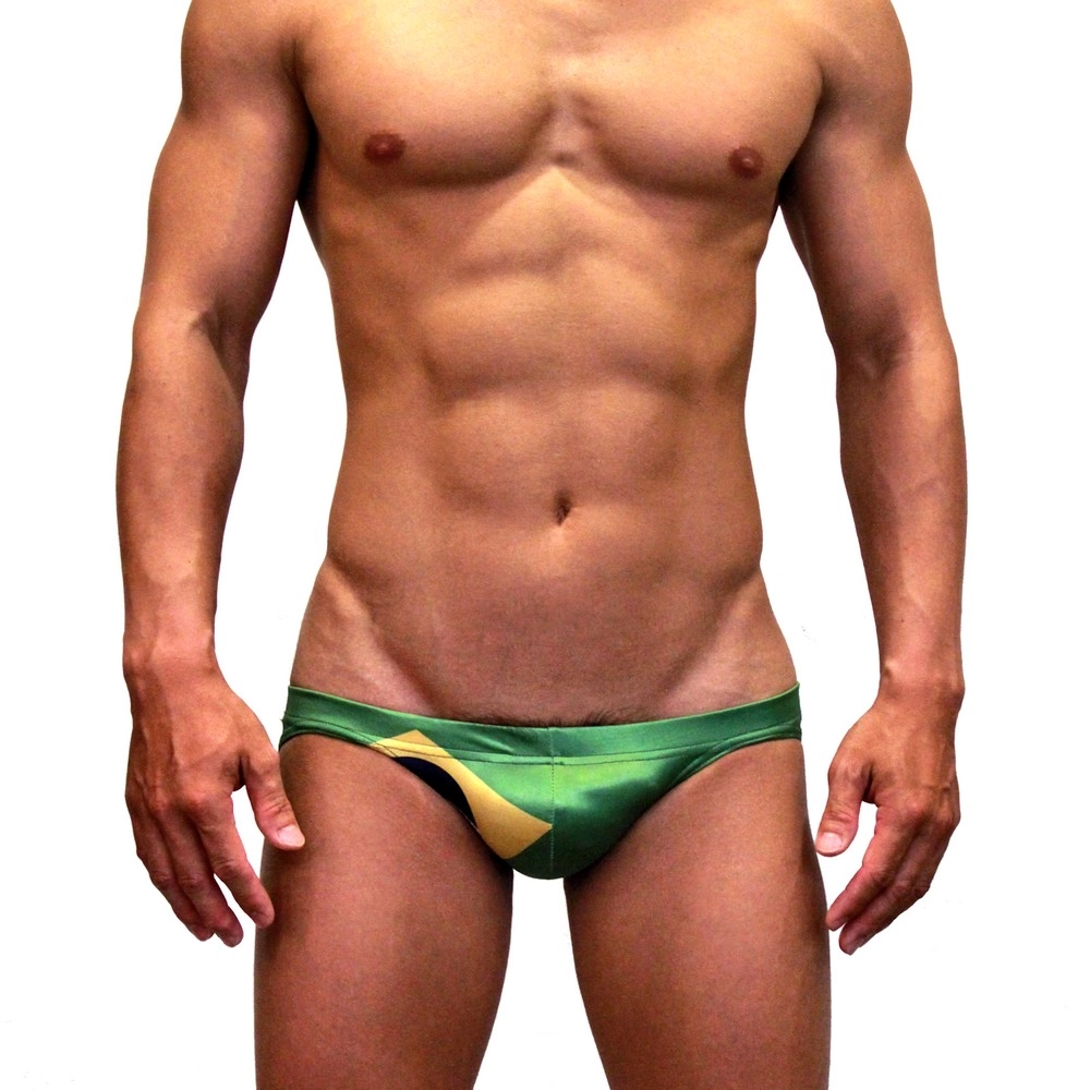 Flags Swimming Briefs F019-Brazil