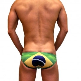 Flags Swimming Briefs F019-Brazil