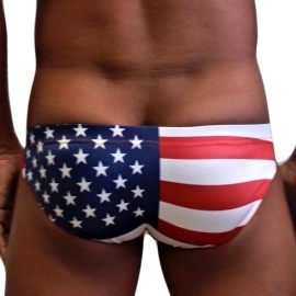 Flags Swimming Briefs 610-USA