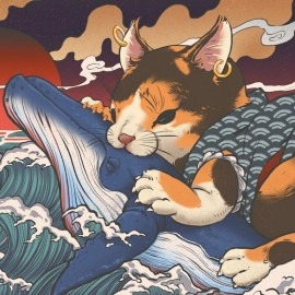 Ukiyo-e Swimming Briefs CAT01