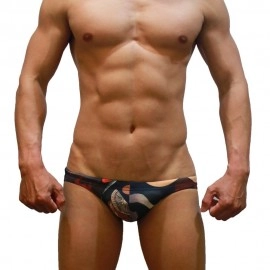 Ukiyo-e Swimming Briefs CAT02