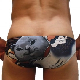 Ukiyo-e Swimming Briefs CAT04