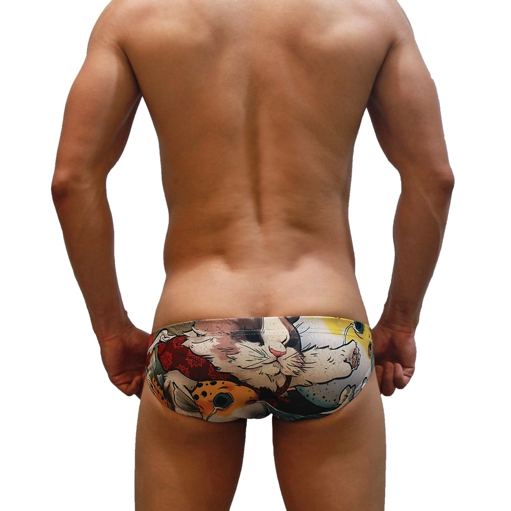 Ukiyo-e Swimming Briefs CAT05