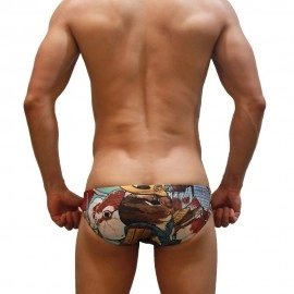 Ukiyo-e Swimming Briefs CAT06