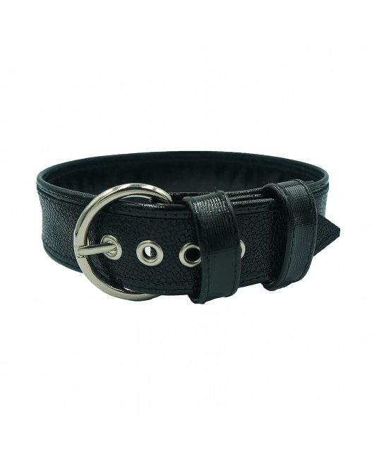 Black Armband Belt, Italian Genuine Leather, Hand Made, Fashion, BDSM, Bondage, Fetish, Cosplay, Clubwear