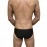 Swimming Briefs C011 Black (lightweight fabric/translucent)