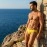 Swimming Briefs C020 Yellow (lightweight fabric/translucent)