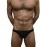 Swimming Briefs C011 Black (lightweight fabric/translucent)
